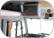 Monitor junto al conductor